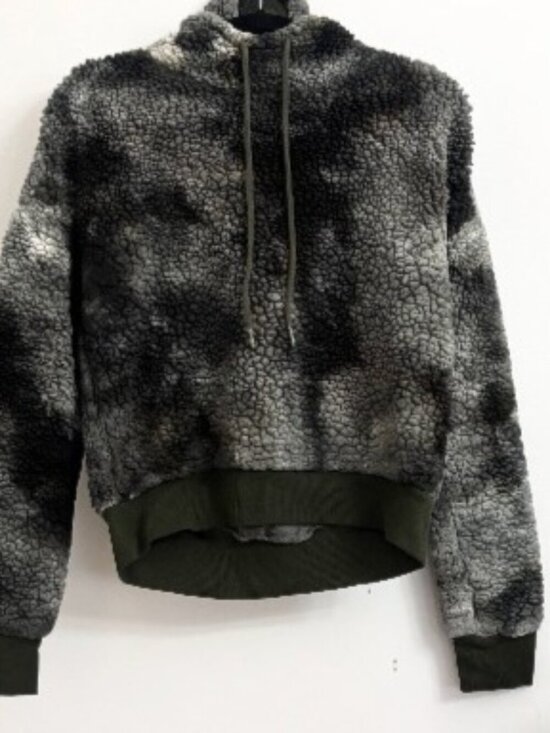 Zella Tops - Zella Tie Dye Grey & Green Hooded Plushy Soft Hoodie - sz XS